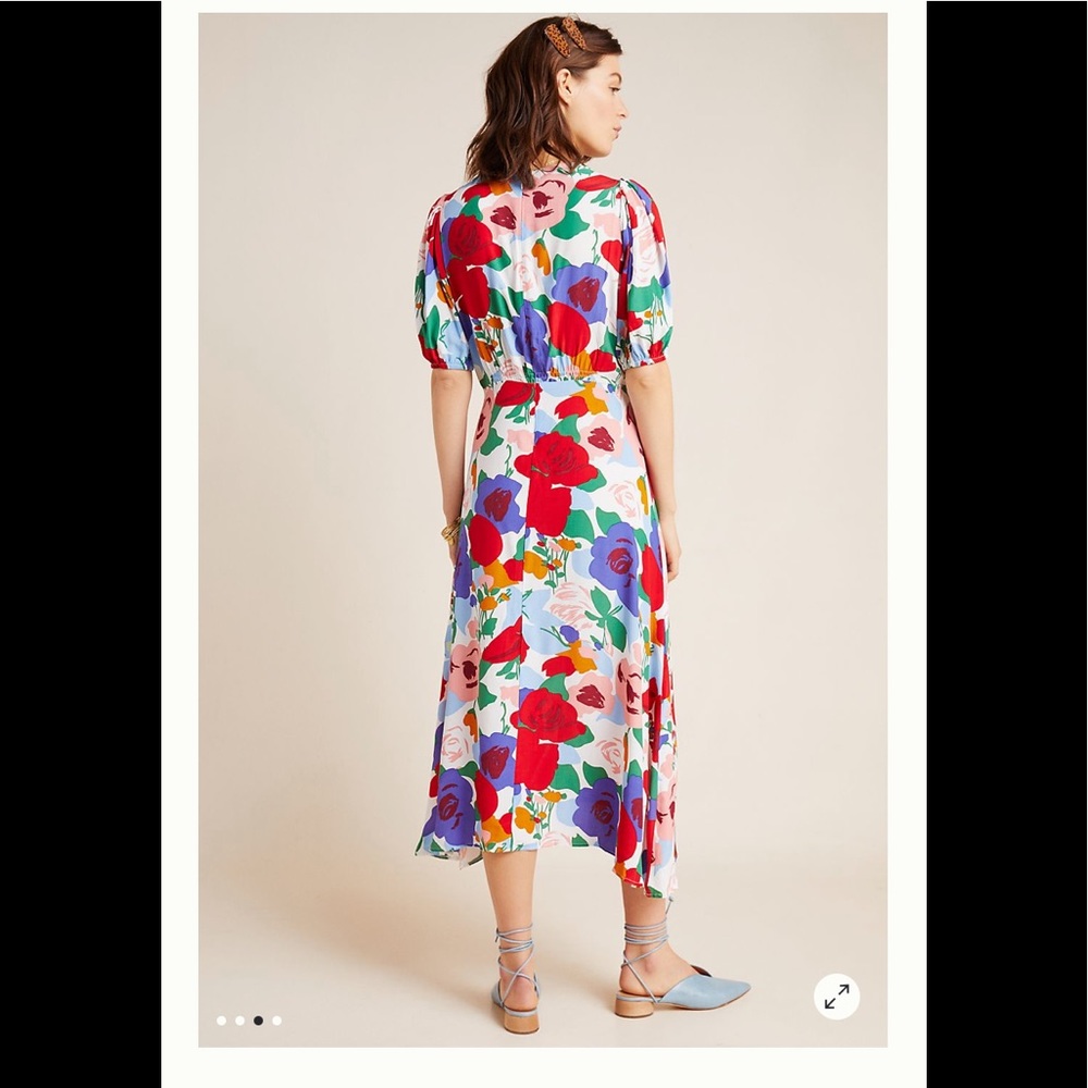 Faithfull Anita V-neck Midi Dress - Picture 3 of 9